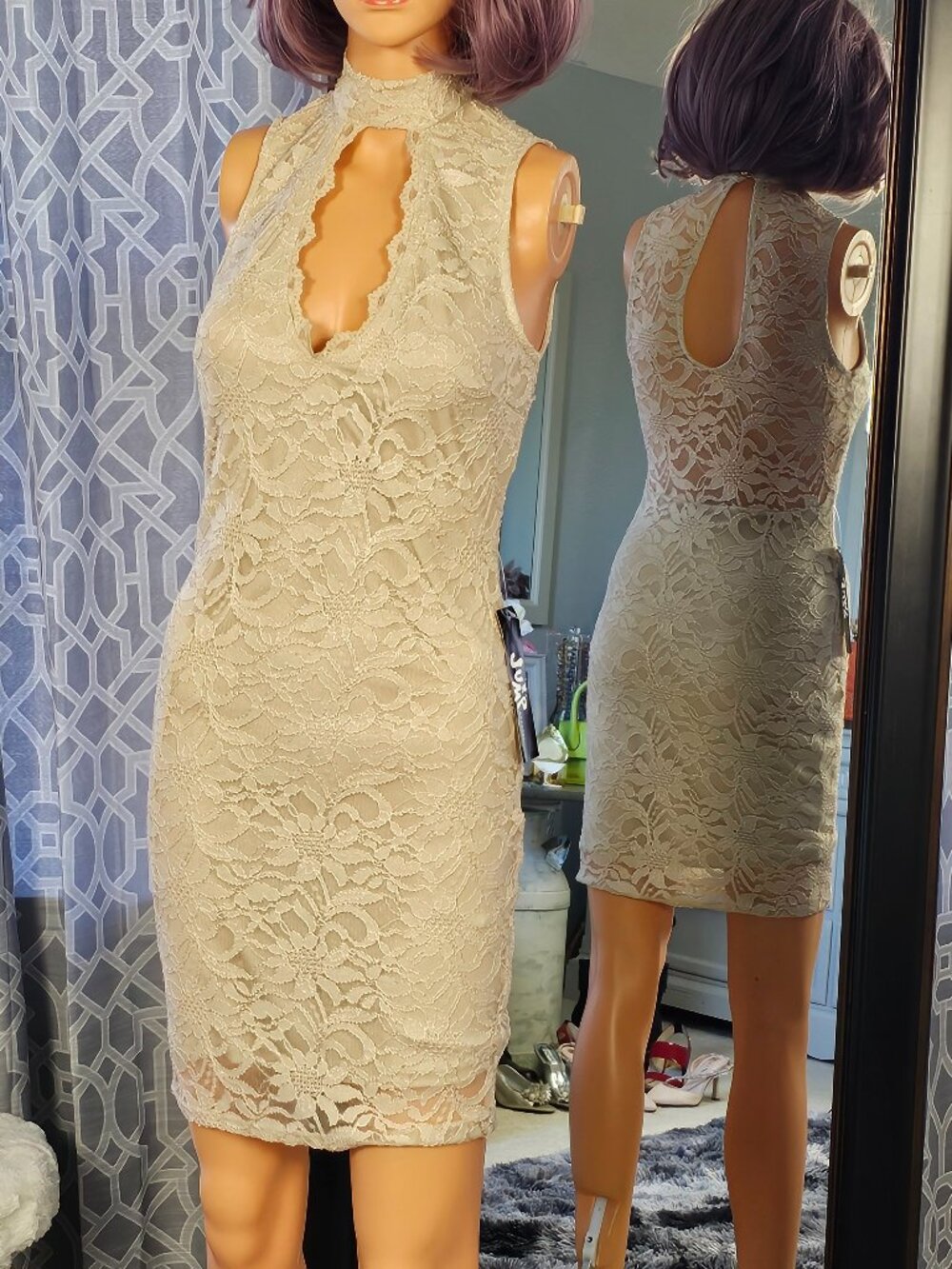 Jump Apparel Lace Sheath Dress, Junior 1/2, NWT